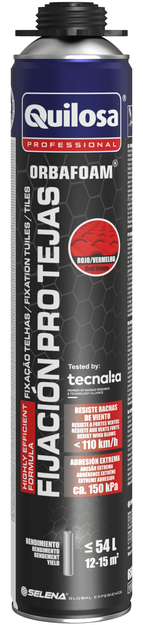 QUILOSA PROFESIONAL ORBAFOAM TEJA PISTOLA 650 ML