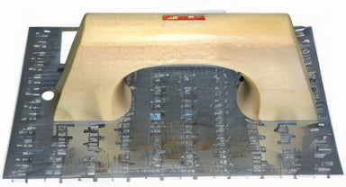 RASPADOR MONOCAPA 480 PUNTAS 250x144 MM