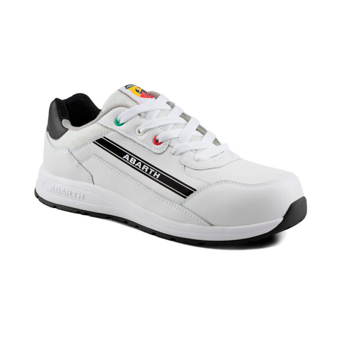 Zapato de Seguridad ABARTH SAFETY 595 – Blanco (Piel)