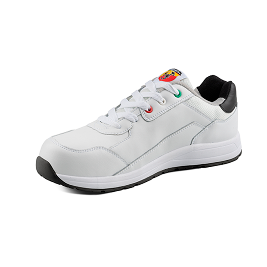 Zapato de Seguridad ABARTH SAFETY 595 – Blanco (Piel)