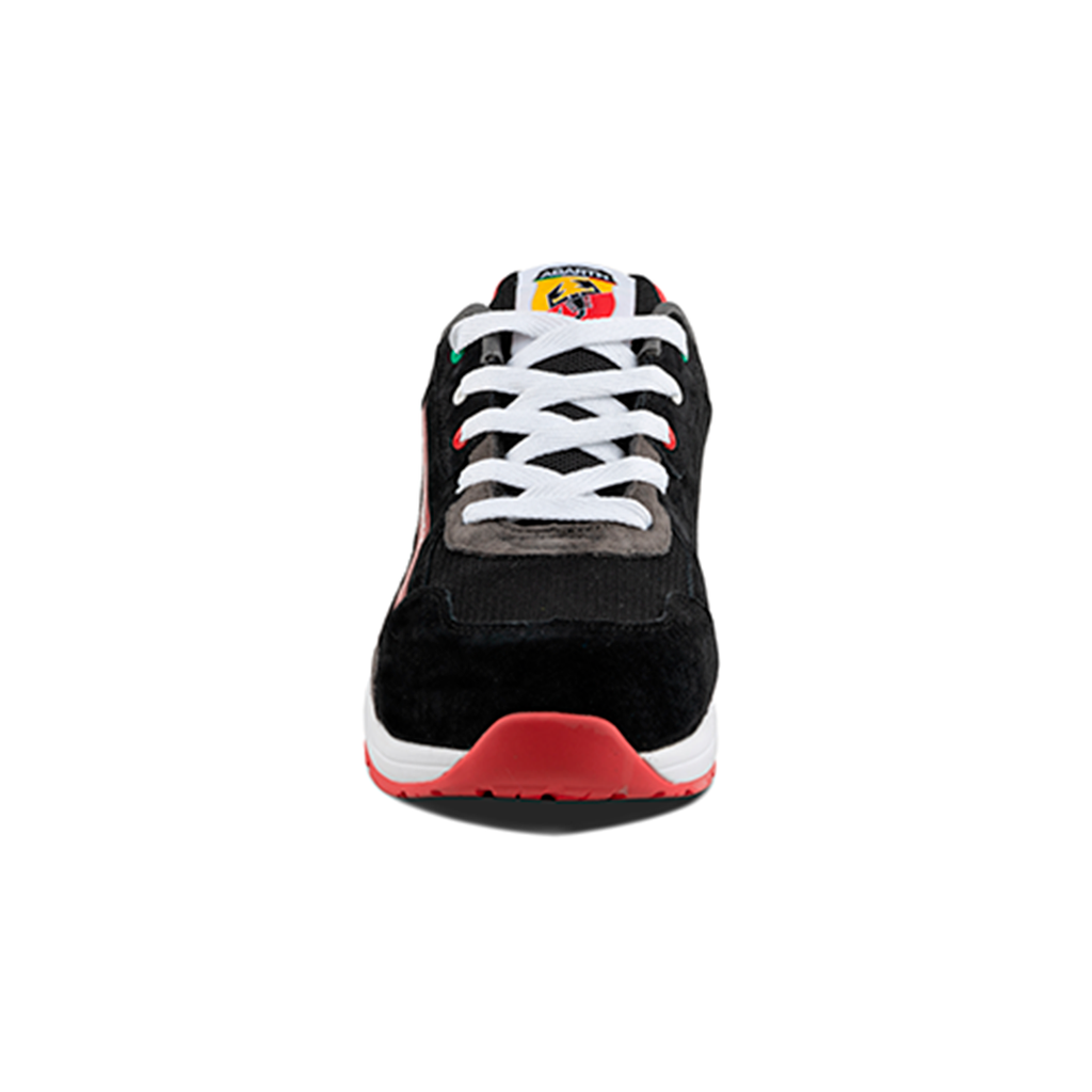 Zapato de Seguridad ABARTH SAFETY 595 – Negro y Rojo ANTE