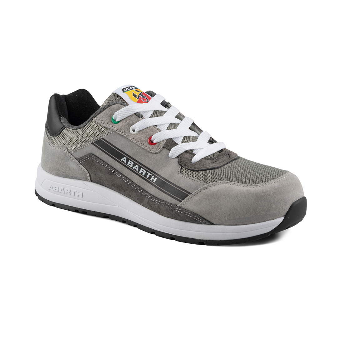 Zapato de Seguridad ABARTH SAFETY 595 Gris – Piel Ante